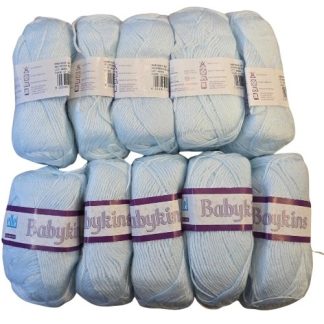 Babykins Double Knit - (Peek a Blue 10 x 50g Packet)