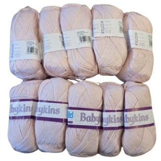 Babykins Double Knit - (Rose Mallow 10 x 50g Packet)