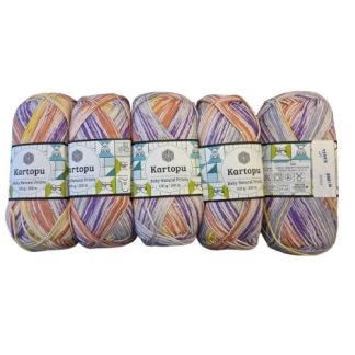 Kartopu Baby Natural Prints - Colour H1800 (5 x 100g Packet)