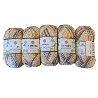 Kartopu Baby Natural Prints - Colour H1802 (5 x 100g Packet)