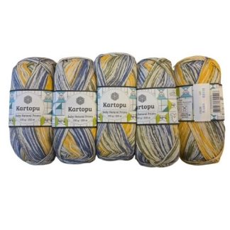 Kartopu Baby Natural Prints - Colour H1803 (5 x 100g Packet)