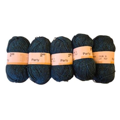 Clearance Sale Double Knit Lurex - Colour 551 (5 x 100g Packet)