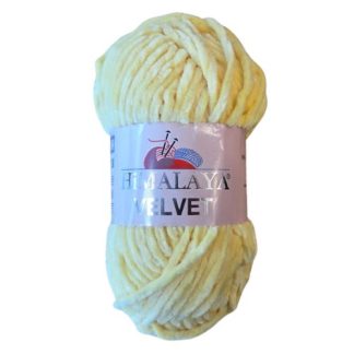 Himalaya Velvet - Colour 90002 - Light Yellow