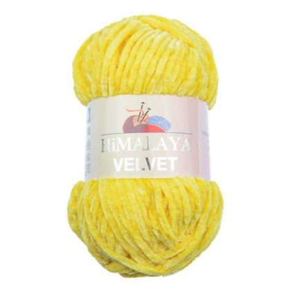Himalaya Velvet - Colour 90013 - Yellow