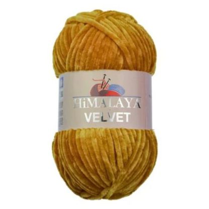 Himalaya Velvet - Colour 90030 - Pastel Yellow