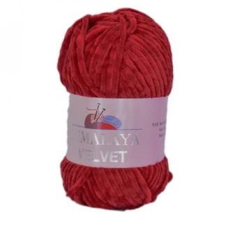 Himalaya Velvet - Colour 90052 - Soft Red