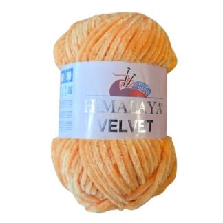 Himalaya Velvet - Colour 90068 - Shiny Orange