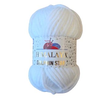 Himalaya Dolphin Star - Colour 92101 - White