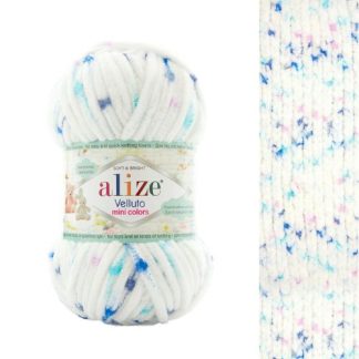 Alize Velluto Mini Colors - Colour 8117