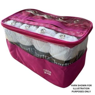 ToGo Yarn Bag - 8 Hole - Cerise