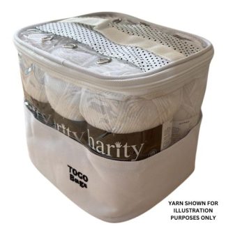 ToGo Yarn Bag - 6 Hole - White
